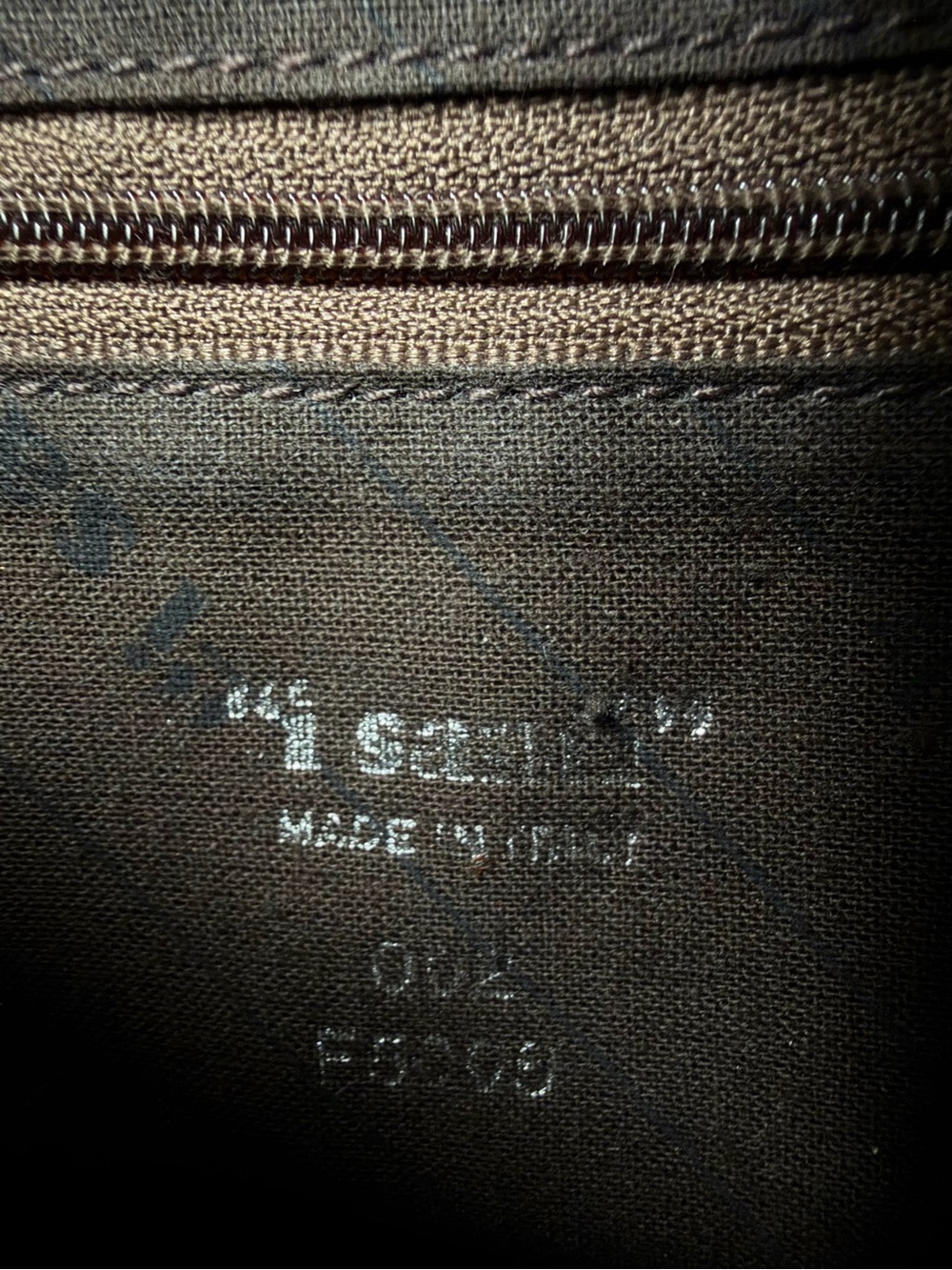Vintage i santi Italian Leather Brown Shoulder Bag - Picture 12 of 13